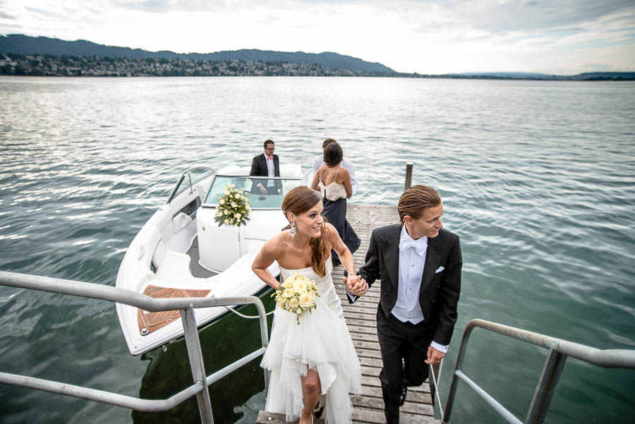 swiss lake wedding